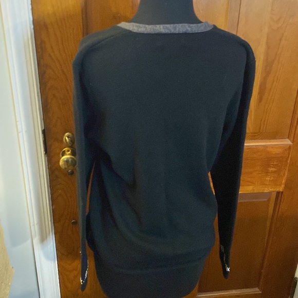 Women’s Medium Petite Woolrich “ugly Christmas sweater” Snowman and Snowflakes - Picture 6 of 8